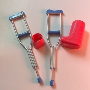 American Girl Crutches and Cast